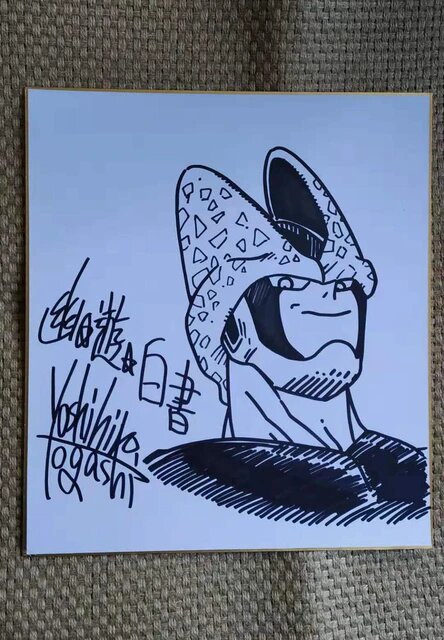 Educational counterfeit reference image (H140df8af6a9f449b8082691fc28b5da2c.jpg_640x640Q90.jpg_). — educational counterfeit (FAKE) shikishi reference associated with Yoshihiro Togashi