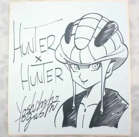 Educational counterfeit reference image (20120127-0). — educational counterfeit (FAKE) shikishi reference associated with Yoshihiro Togashi