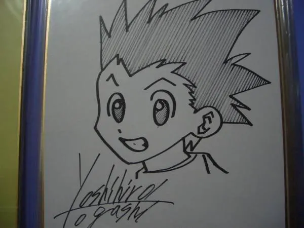 Educational counterfeit reference image (1212326780). — educational counterfeit (FAKE) shikishi reference associated with Yoshihiro Togashi