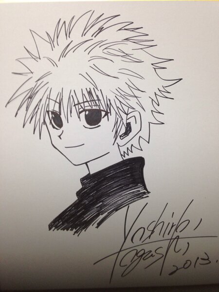 Educational counterfeit reference image (m137894307.1). — educational counterfeit (FAKE) shikishi reference associated with Yoshihiro Togashi