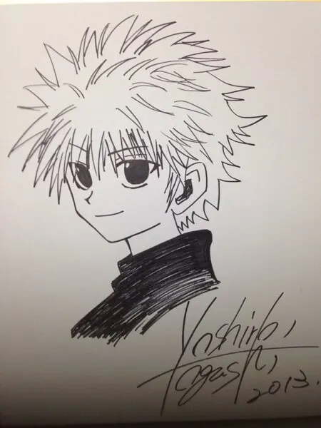 Educational counterfeit reference image (m137894307.1). — educational counterfeit (FAKE) shikishi reference associated with Yoshihiro Togashi