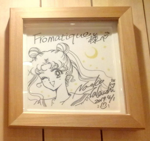 Educational authentic reference image (WC89pa.md). — educational authentic (REAL) shikishi reference associated with Naoko Takeuchi
