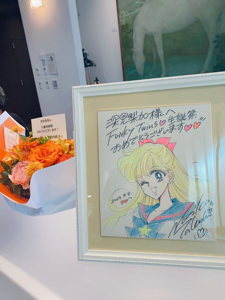 Educational authentic reference image (F3J4CUha4AAPik6). — educational authentic (REAL) shikishi reference associated with Naoko Takeuchi