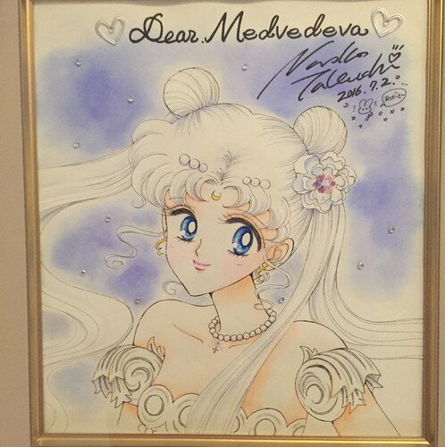 Educational authentic reference image (WCvpYF.md). — educational authentic (REAL) shikishi reference associated with Naoko Takeuchi