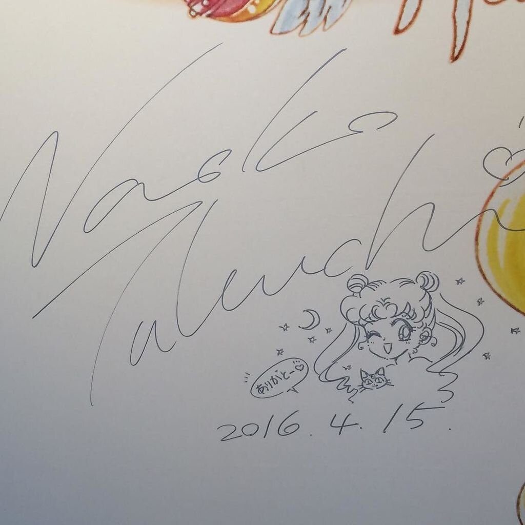 Educational authentic reference image (ChHcXoXXEAExKmm). — educational authentic (REAL) shikishi reference associated with Naoko Takeuchi