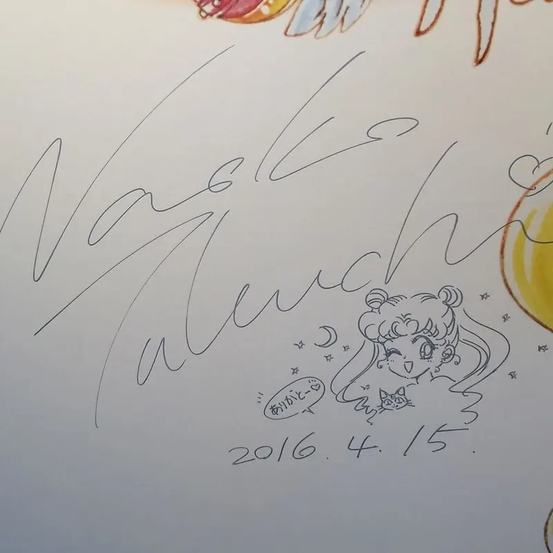 Educational authentic reference image (ChHcXoXXEAExKmm). — educational authentic (REAL) shikishi reference associated with Naoko Takeuchi