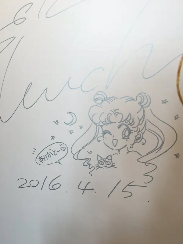 Educational authentic reference image (Cgp9RgVU0AAsLnA). — educational authentic (REAL) shikishi reference associated with Naoko Takeuchi
