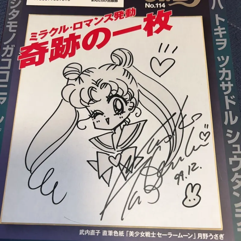 Educational authentic reference image (o1109102589.1). — educational authentic (REAL) shikishi reference associated with Naoko Takeuchi