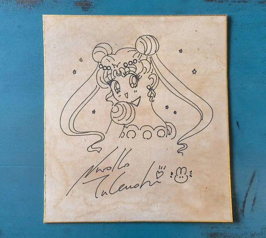 Educational counterfeit reference image (s-l1200). — educational counterfeit (FAKE) shikishi reference associated with Naoko Takeuchi