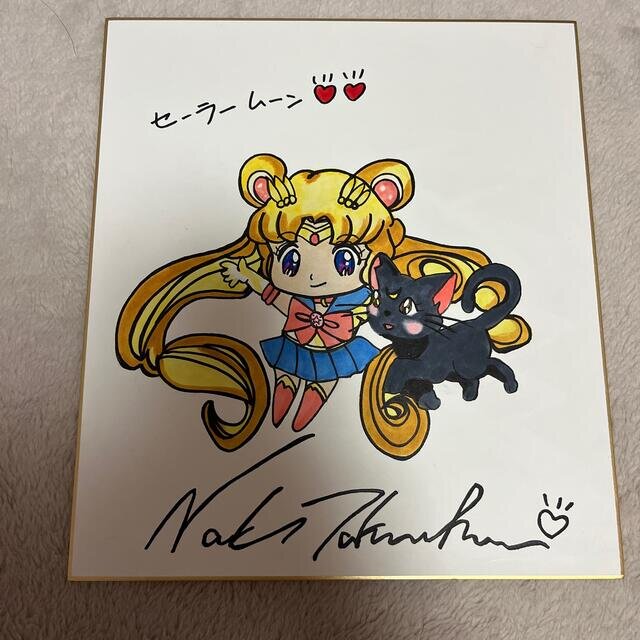 Educational counterfeit reference image (1642857180). — educational counterfeit (FAKE) shikishi reference associated with Naoko Takeuchi