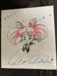 Educational counterfeit reference image (waeatrtt). — educational counterfeit (FAKE) shikishi reference associated with Naoko Takeuchi