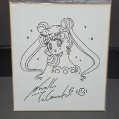 Educational counterfeit reference image (m18471161674_1). — educational counterfeit (FAKE) shikishi reference associated with Naoko Takeuchi