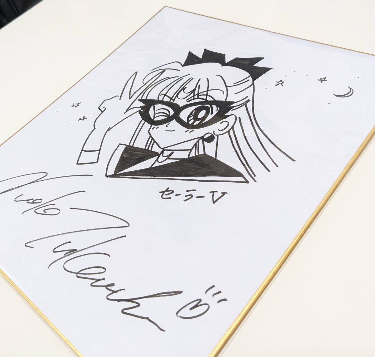 Educational counterfeit reference image (g1094959004.2). — educational counterfeit (FAKE) shikishi reference associated with Naoko Takeuchi