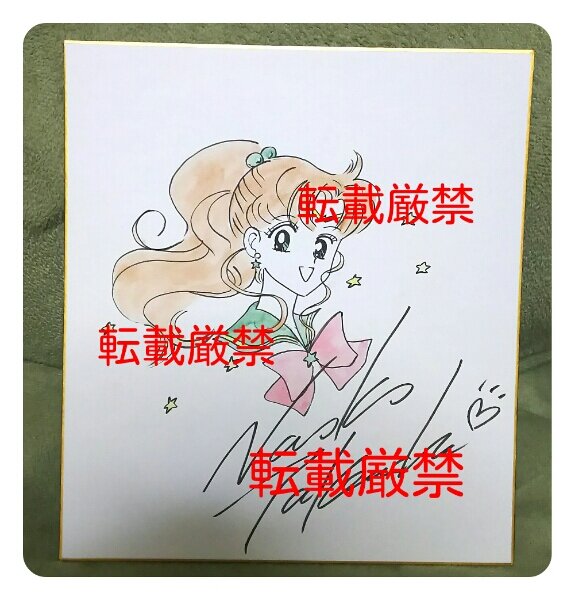 Educational counterfeit reference image (s506968529.1). — educational counterfeit (FAKE) shikishi reference associated with Naoko Takeuchi