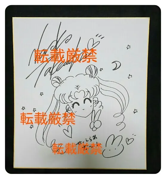 Educational counterfeit reference image (m176872421.1). — educational counterfeit (FAKE) shikishi reference associated with Naoko Takeuchi