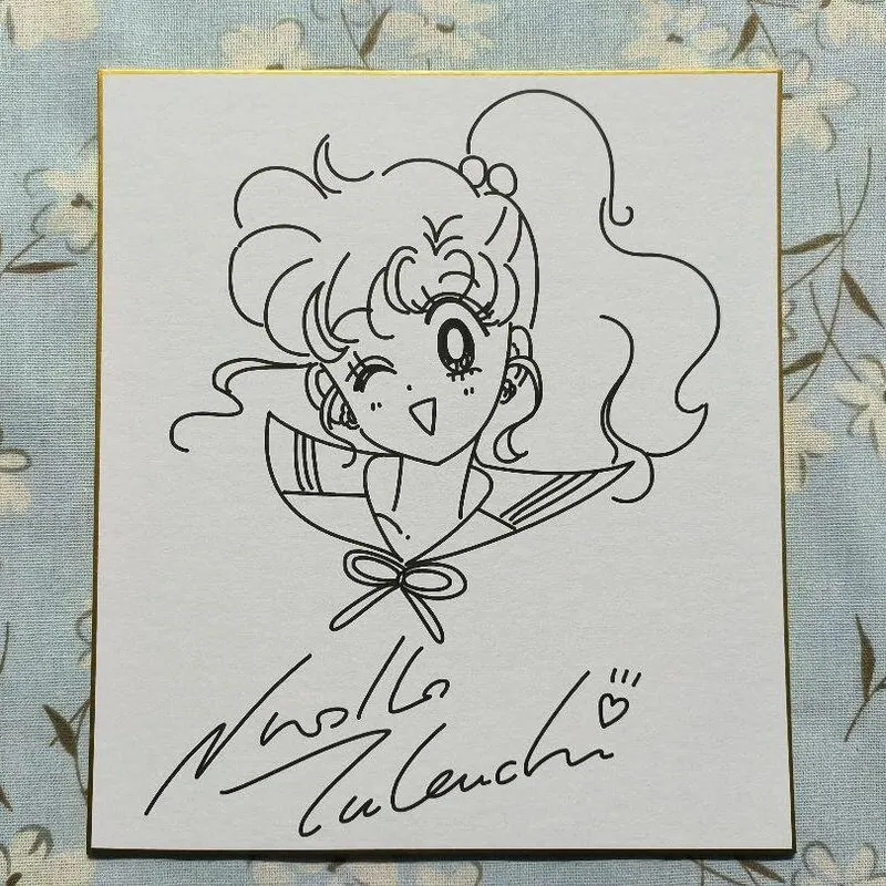 Educational counterfeit reference image (m86220967350_1). — educational counterfeit (FAKE) shikishi reference associated with Naoko Takeuchi