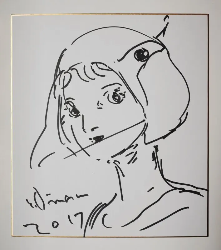 Educational authentic reference image (on2Jlk56_061117011306lola). — educational authentic (REAL) shikishi reference associated with Yoshitaka Amano