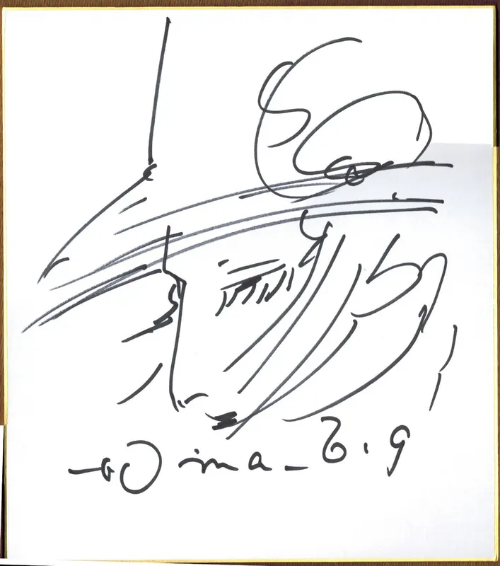 Educational authentic reference image (ZxXSgr9O_2005212328031sbpi). — educational authentic (REAL) shikishi reference associated with Yoshitaka Amano