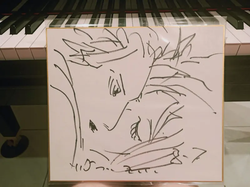 Educational authentic reference image (EvuMAbgU8AMldZT). — educational authentic (REAL) shikishi reference associated with Yoshitaka Amano