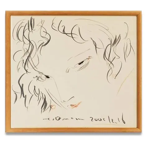 Educational authentic reference image (天野喜孝色紙原画). — educational authentic (REAL) shikishi reference associated with Yoshitaka Amano