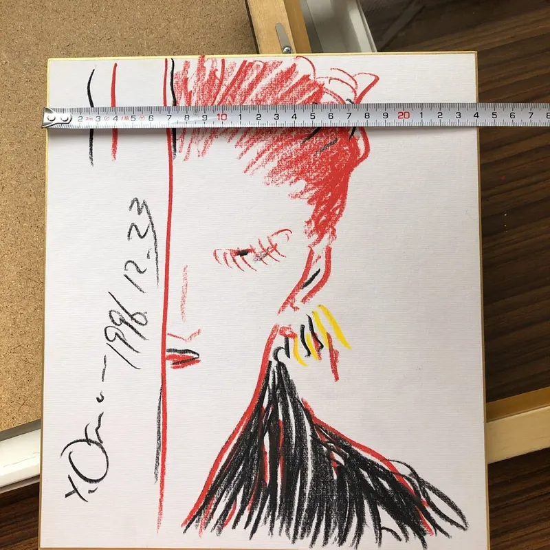 Educational authentic reference image (l1066290783.5). — educational authentic (REAL) shikishi reference associated with Yoshitaka Amano