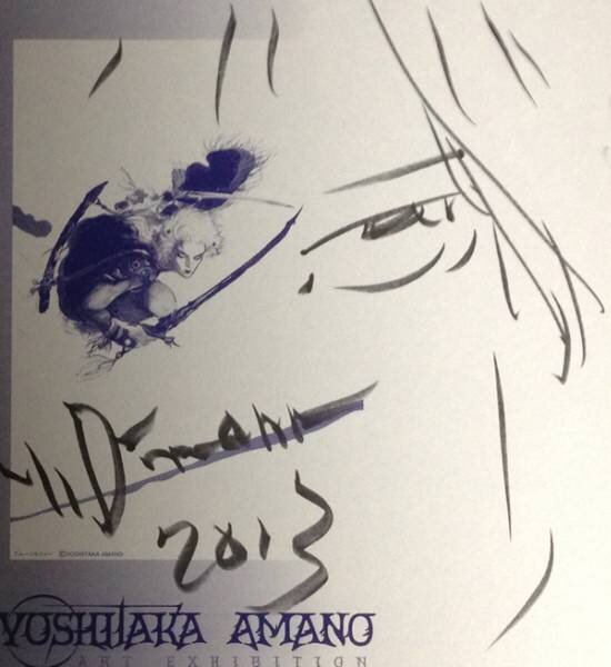 Educational authentic reference image (u55917392.2). — educational authentic (REAL) shikishi reference associated with Yoshitaka Amano