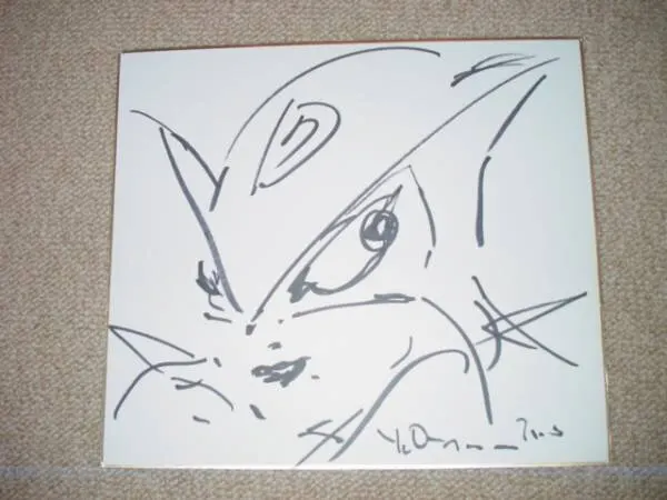 Educational authentic reference image (r113329626.1). — educational authentic (REAL) shikishi reference associated with Yoshitaka Amano