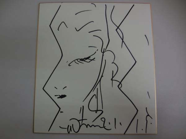 Educational authentic reference image (e183197356.1). — educational authentic (REAL) shikishi reference associated with Yoshitaka Amano