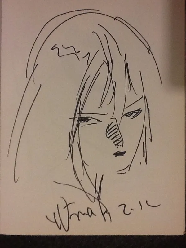 Educational authentic reference image (rfqAPTp8_0411132325391). — educational authentic (REAL) shikishi reference associated with Yoshitaka Amano