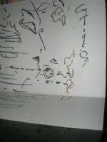 Educational authentic reference image (amano). — educational authentic (REAL) shikishi reference associated with Yoshitaka Amano