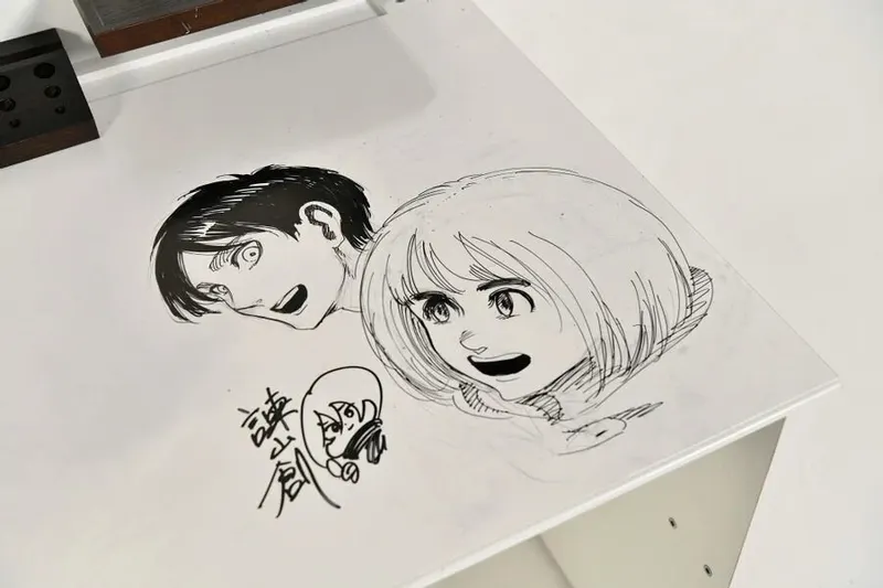 Educational authentic reference image (hajime-isayama-depth-71-WHMJK). — educational authentic (REAL) shikishi reference associated with Hajime Isayama