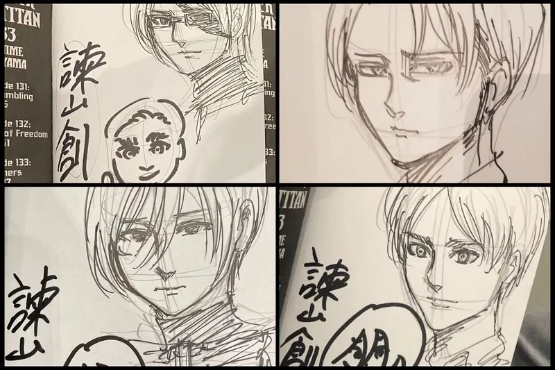 Educational authentic reference image (60ee7-16689622173702-1920). — educational authentic (REAL) shikishi reference associated with Hajime Isayama