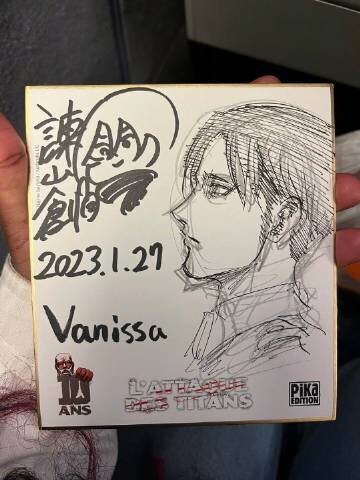 Educational authentic reference image (u=4178421642,343934716&fm=253&app=138&f=JPEG). — educational authentic (REAL) shikishi reference associated with Hajime Isayama