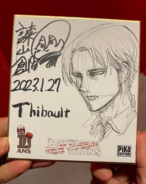 Educational authentic reference image (u=1319837928,385597538&fm=253&app=120&f=JPEG). — educational authentic (REAL) shikishi reference associated with Hajime Isayama