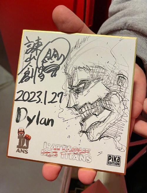 Educational authentic reference image (u=3620098738,1729351371&fm=253&app=120&f=JPEG). — educational authentic (REAL) shikishi reference associated with Hajime Isayama