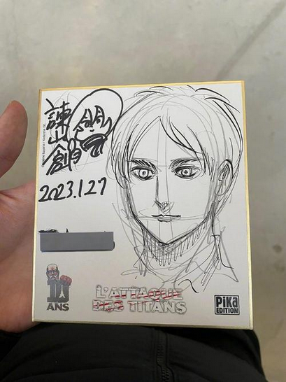 Educational authentic reference image (Screenshot 2025-06-04 at 02-28-25 百度识图搜索结果). — educational authentic (REAL) shikishi reference associated with Hajime Isayama