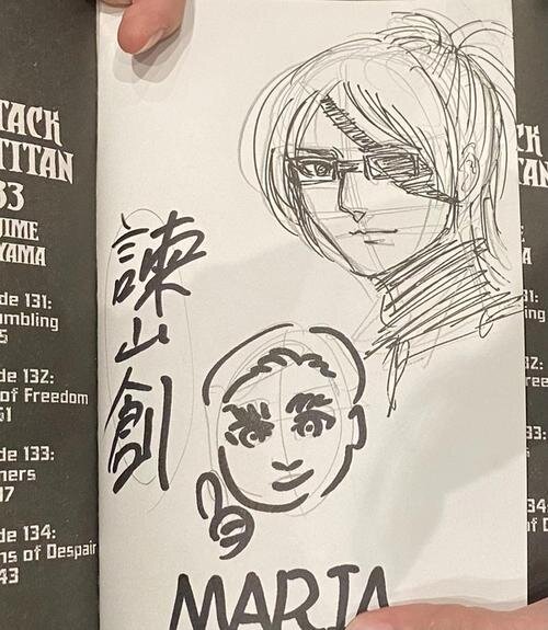 Educational authentic reference image (u=1473633963,557552914&fm=253&app=138&f=JPEG). — educational authentic (REAL) shikishi reference associated with Hajime Isayama