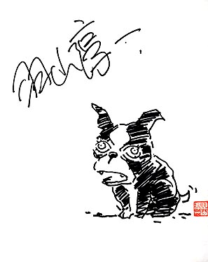 Educational authentic reference image (JHayama_Iggy_Oingo_Style). — educational authentic (REAL) shikishi reference associated with Junichi Hayama