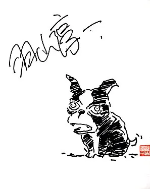 Educational authentic reference image (JHayama_Iggy_Oingo_Style). — educational authentic (REAL) shikishi reference associated with Junichi Hayama