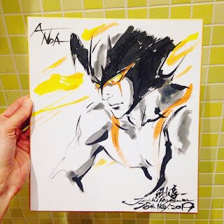 Educational authentic reference image (IMG_3146). — educational authentic (REAL) shikishi reference associated with Junichi Hayama