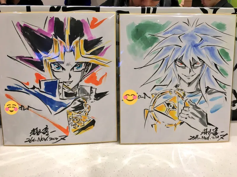 Educational authentic reference image (DPjZWhoV4AAxObe). — educational authentic (REAL) shikishi reference associated with Junichi Hayama