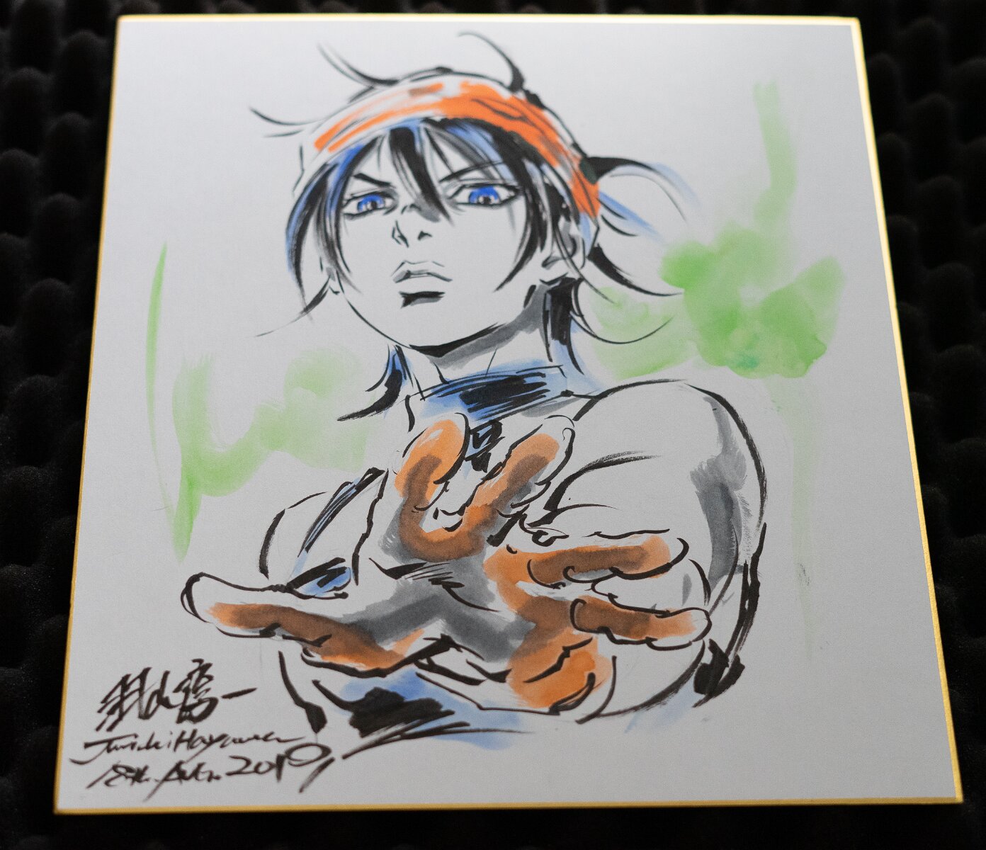 Educational authentic reference image (DSC03679-2). — educational authentic (REAL) shikishi reference associated with Junichi Hayama