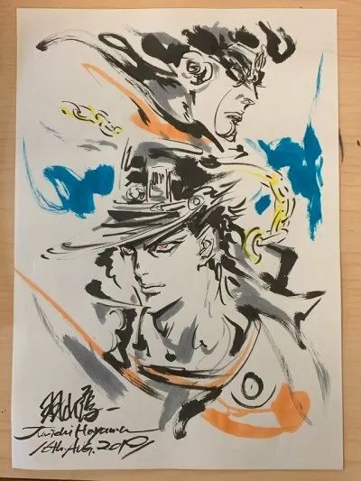 Educational authentic reference image (tumblr_pwnyi06XAw1sh11j9o4_r1_400). — educational authentic (REAL) shikishi reference associated with Junichi Hayama