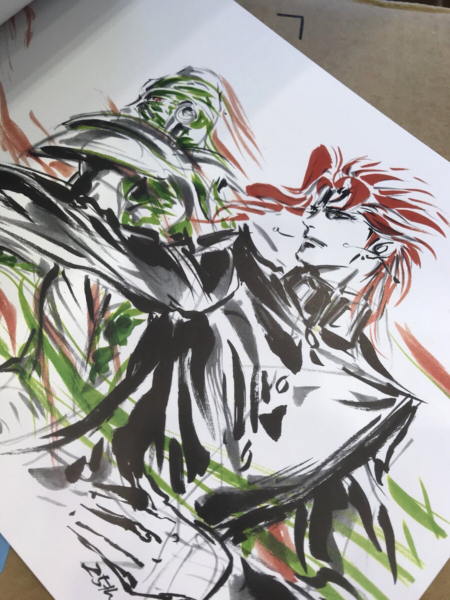 Educational authentic reference image (tumblr_p1r5q36Nfp1sh11j9o3_r1_1280). — educational authentic (REAL) shikishi reference associated with Junichi Hayama