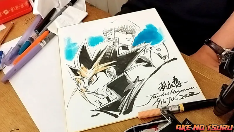 Educational authentic reference image (FY_rQwiXEAAouiQ). — educational authentic (REAL) shikishi reference associated with Junichi Hayama