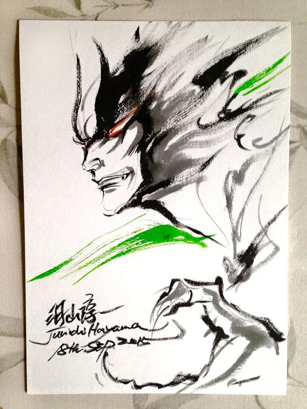 Educational authentic reference image (rrrrrae). — educational authentic (REAL) shikishi reference associated with Junichi Hayama