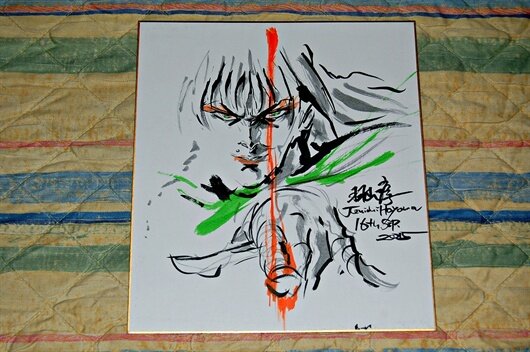 Educational authentic reference image (qbpfssmzvv_m). — educational authentic (REAL) shikishi reference associated with Junichi Hayama