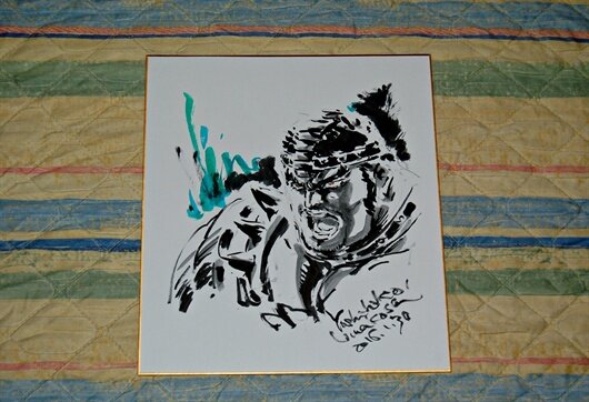 Educational authentic reference image (juoklucrip_m). — educational authentic (REAL) shikishi reference associated with Junichi Hayama