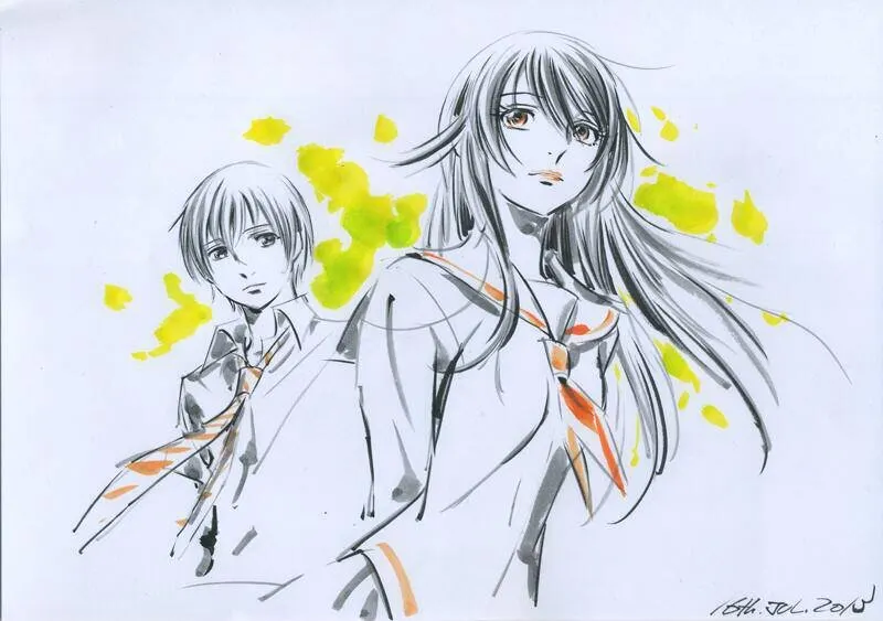Educational authentic reference image (64064_672809262733462_493348163_n). — educational authentic (REAL) shikishi reference associated with Junichi Hayama