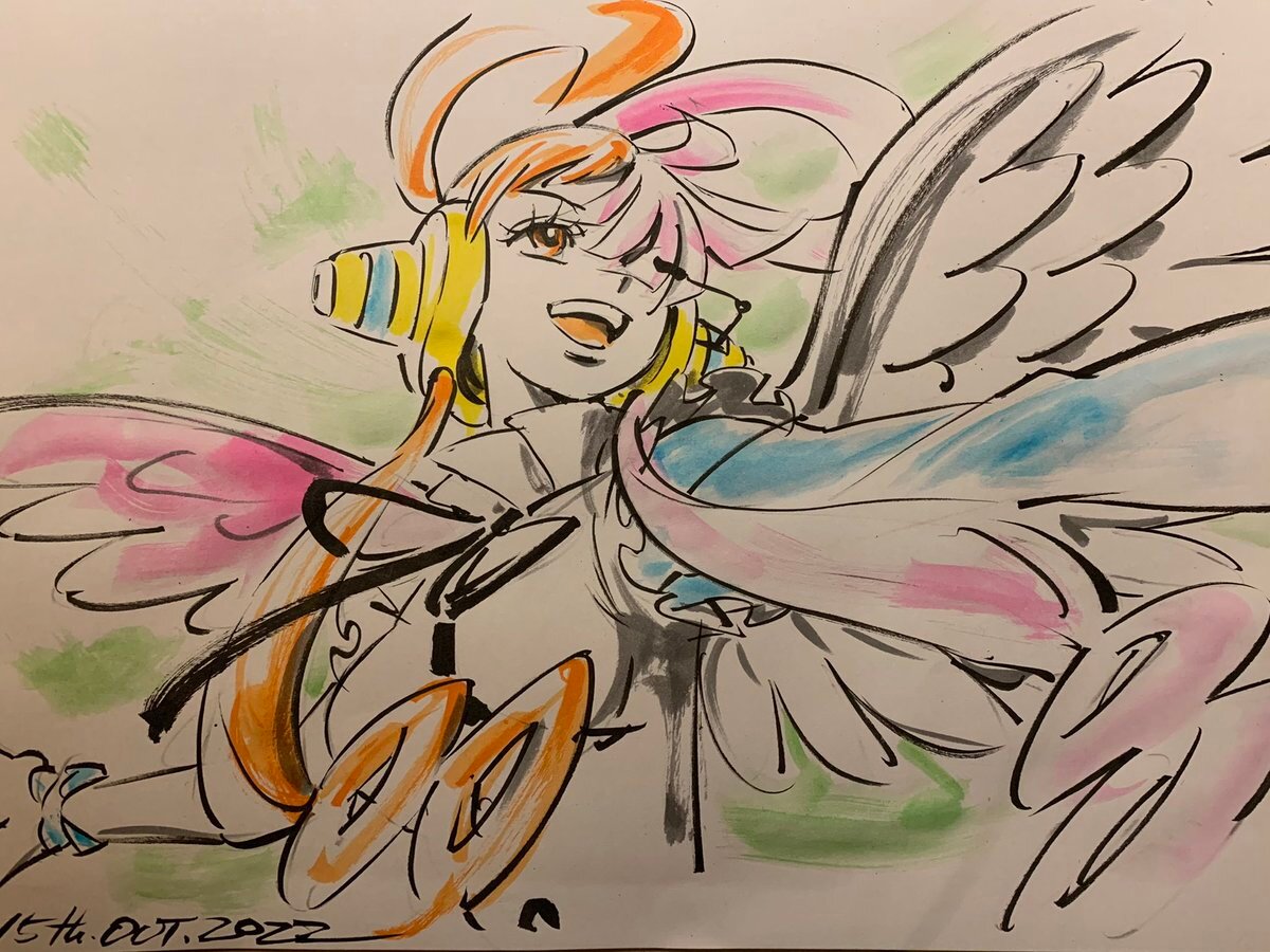 Educational authentic reference image (FfCp0iVVEAAUp8s). — educational authentic (REAL) shikishi reference associated with Junichi Hayama